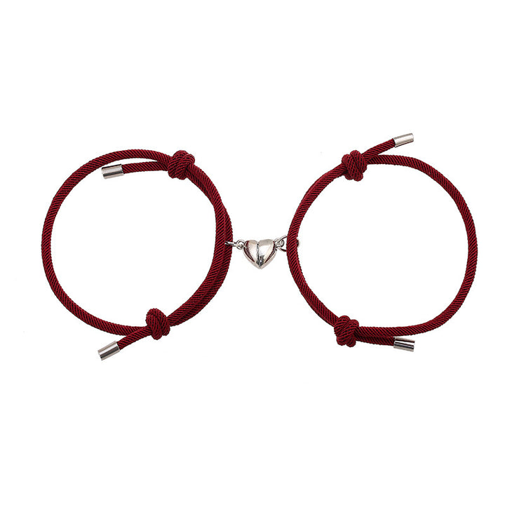 Lot de 2 bracelets magnétiques pour couple
