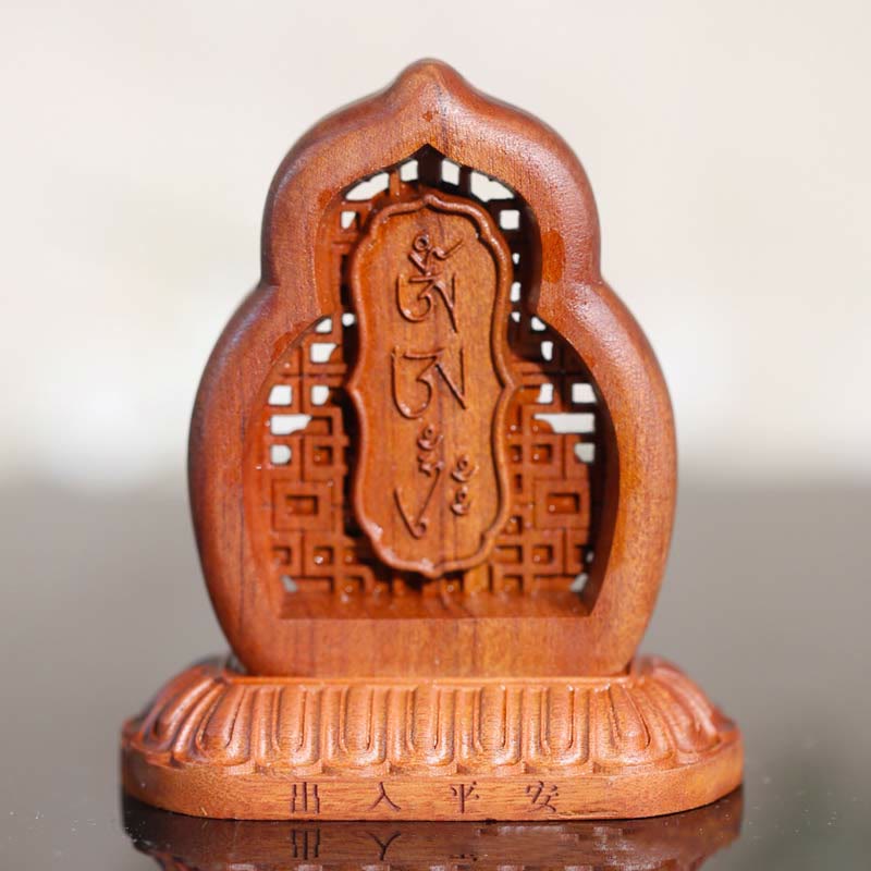 Statue de compassion gravée en bois de Bouddha Vajrasattva, figurine décorative - image 2