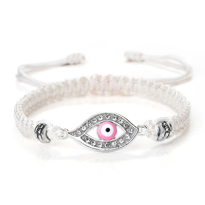 Bracelet en corde avec Buddha Stones pour éloigner le mauvais œil et les mauvais esprits