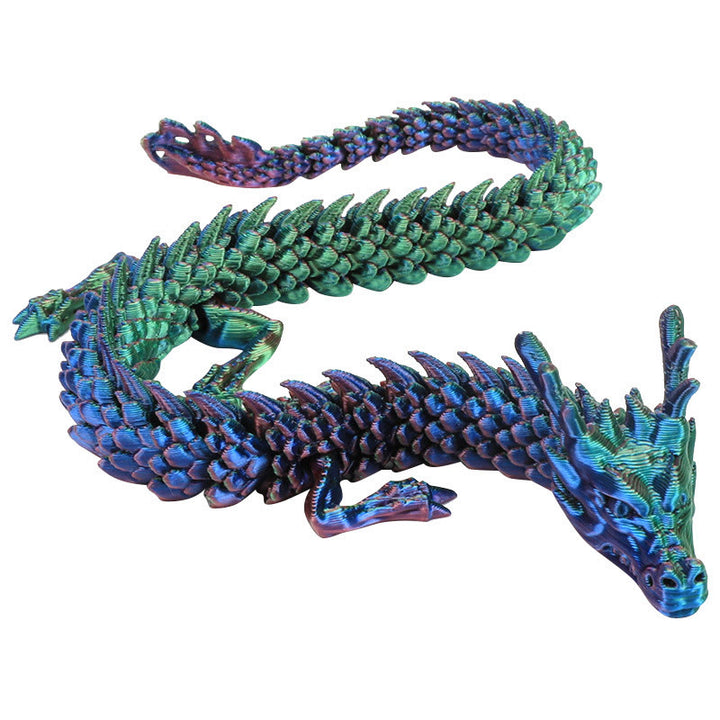 Buddha Stones Dragon lumineux Feng Shui imprimé en 3D pour décoration de la maison - image 0