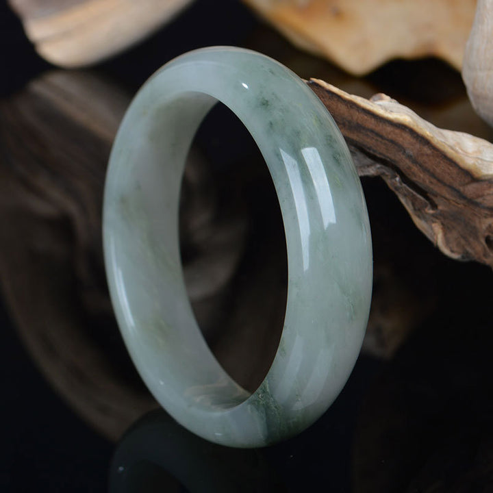 Bracelet de guérison porte-bonheur en jade naturel - 62 mm - image 0