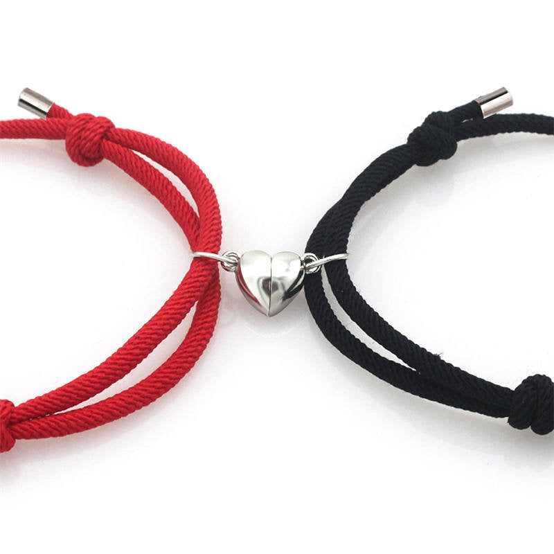Lot de 2 bracelets magnétiques pour couple