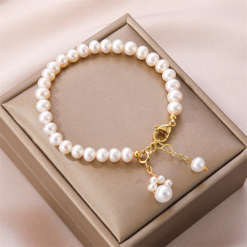 Bracelet de guérison en forme de patte de chat avec Buddha Stones - Perle (Guérison ♥ Sagesse) - image 1