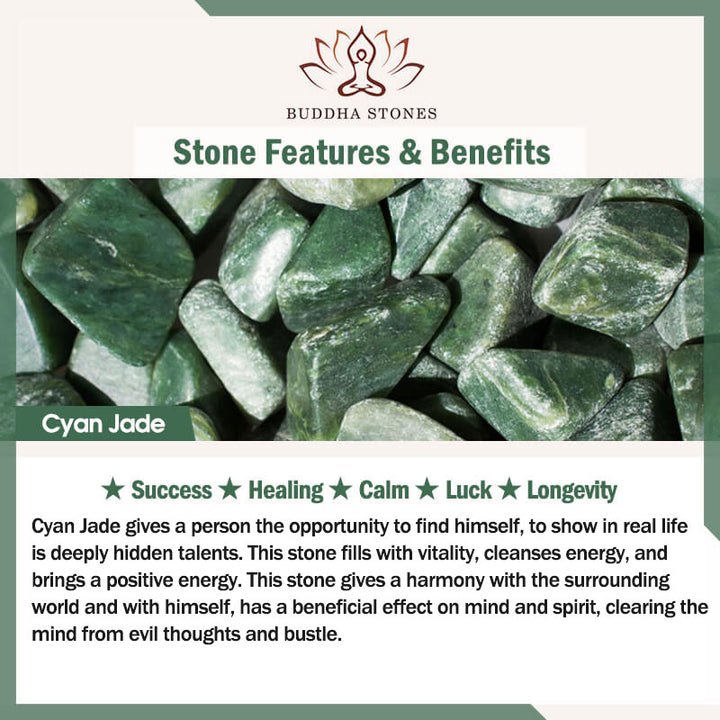 Bracelet de protection en jade FengShui PiXiu Buddha Stones