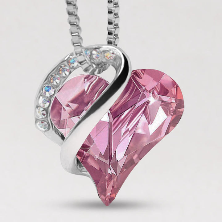Collier pendentif énergie de guérison pierre de naissance coeur amour Buddha Stones - 10 octobre - Tourmaline rose vif - image 34