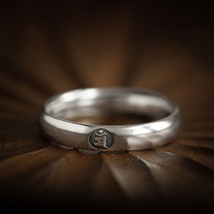 Bague couple en argent sterling 925 Buddha Stones et bénédiction du zodiaque chinois - image 15