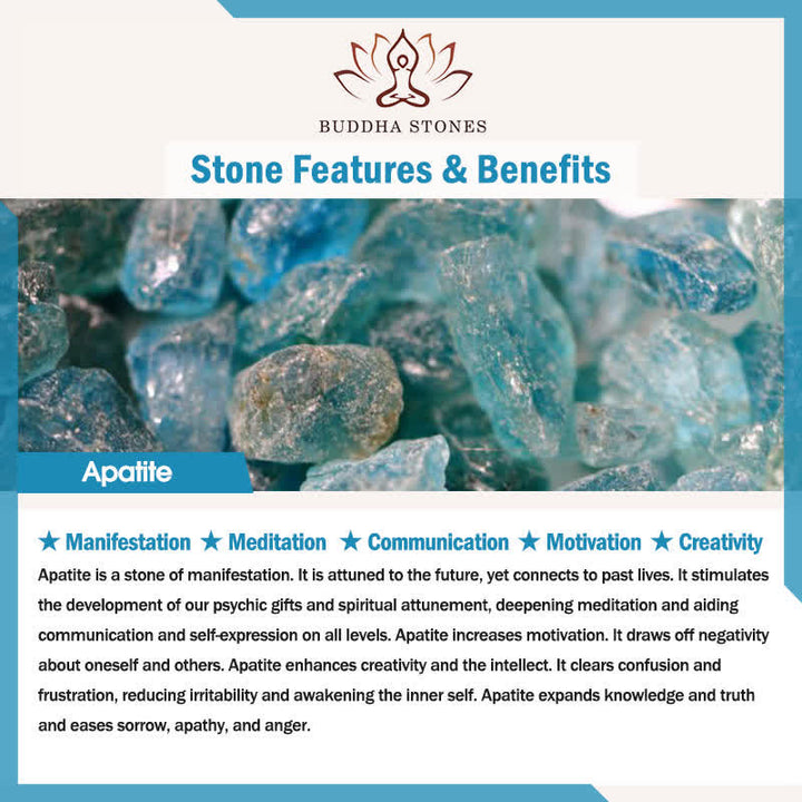 Bracelet de perles de prière en Buddha Stones, lazurite, lapis-lazuli, jaspe Picasso, amazonite, rhodonite et apatite, lotus positif - image 19