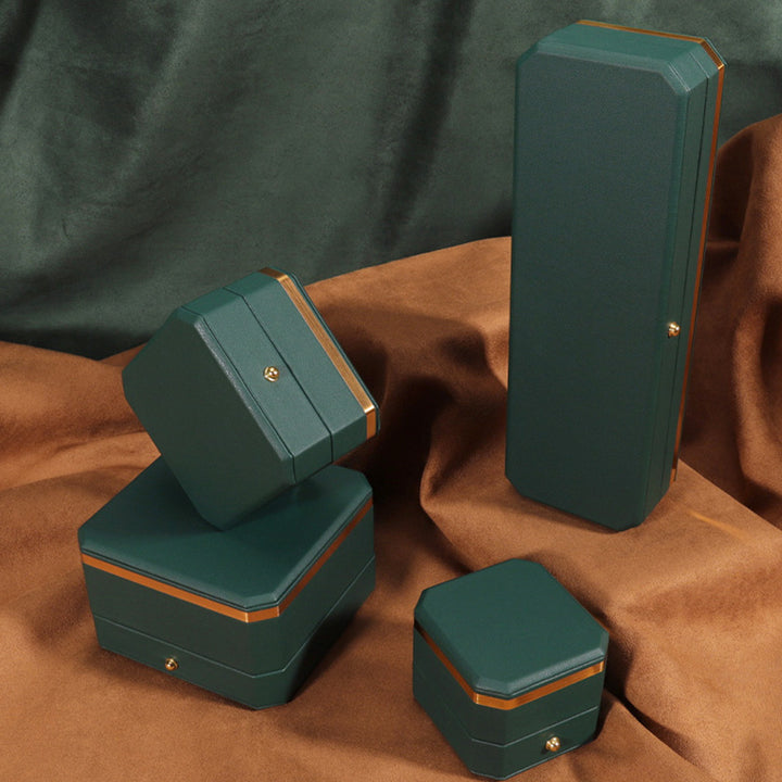 Coffret de rangement pour bijoux Coffret cadeau en cuir PU - image 4