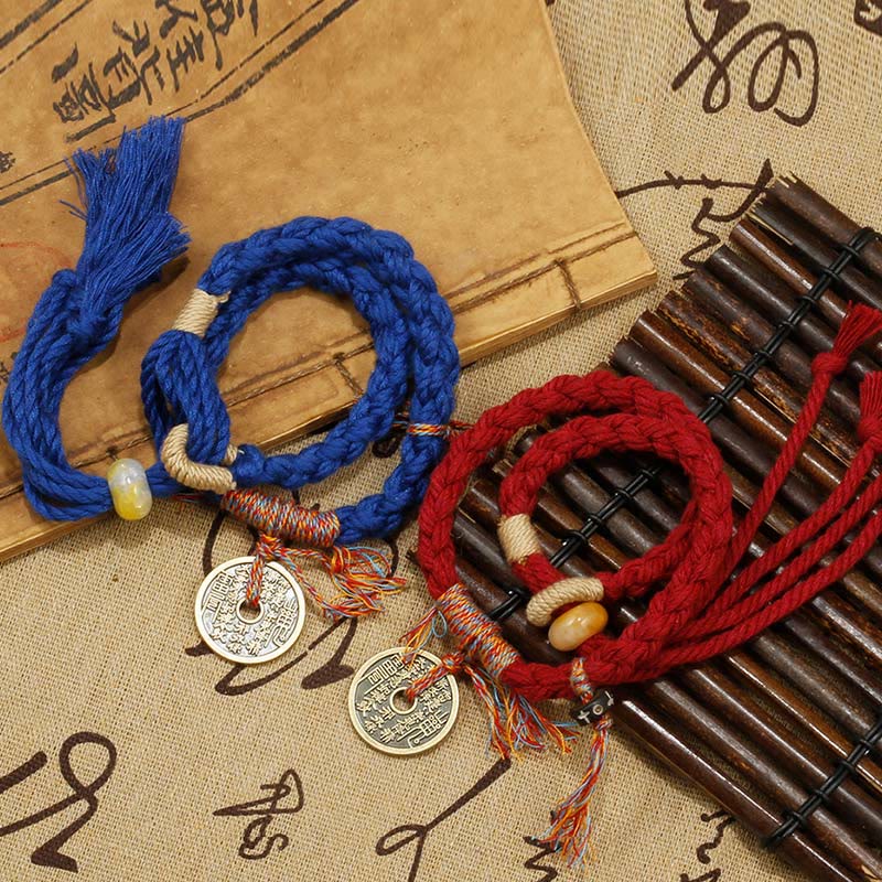 Buddha Stones Fantômes de la montagne Dépensez de l'argent Éloignez les mauvais esprits Bracelet fait main