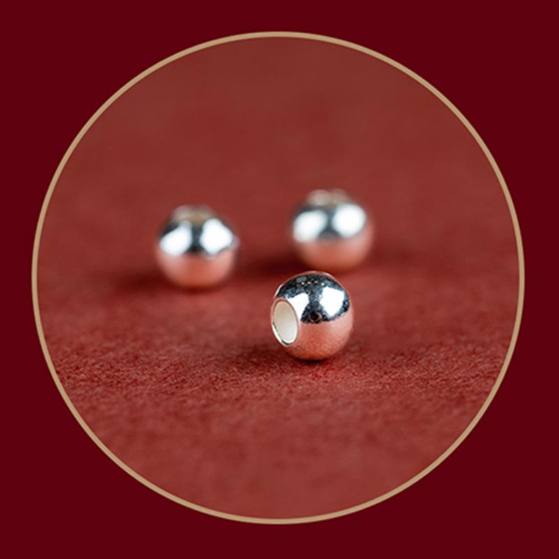 Bracelet de cheville en argent sterling 925 Buddha Stones et nœud sans fin, protection, chance, cordon rouge - image 11