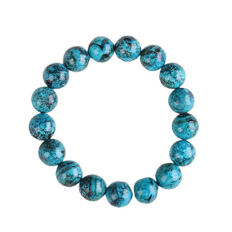 Bracelet force et courage en pierre naturelle de phénix Buddha Stones