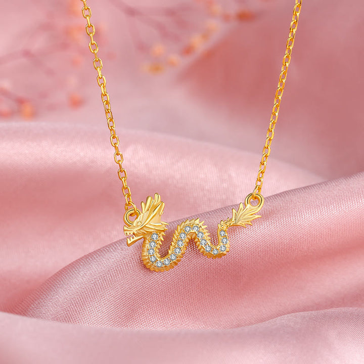 Collier avec pendentif porte-bonheur en argent sterling 925 avec Buddha Stones Année du Dragon - image 5