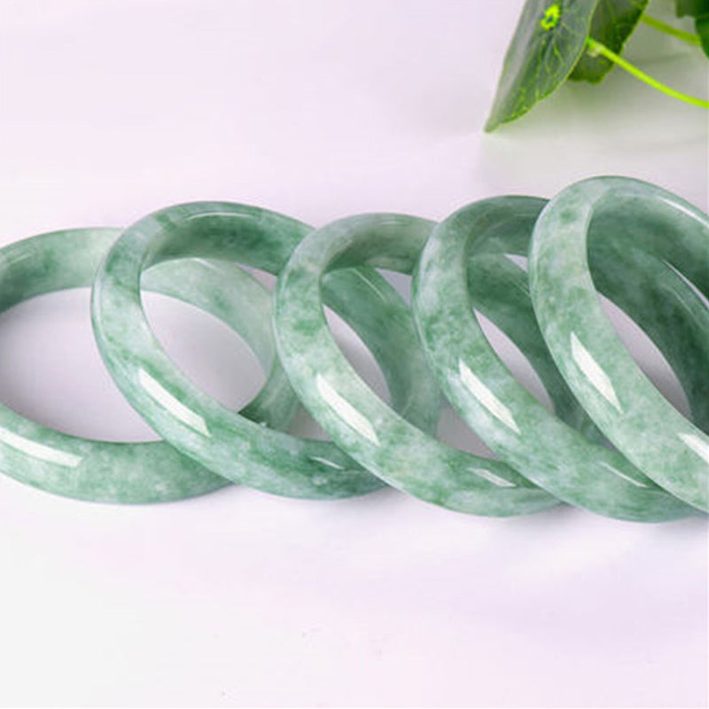 Bracelet de prospérité en jade naturel Buddha Stones