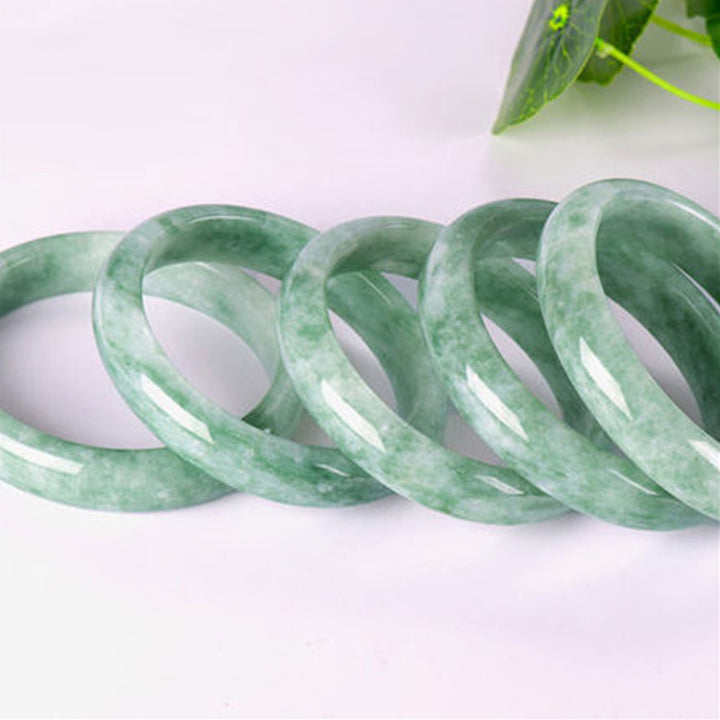 Bracelet de prospérité en jade naturel Buddha Stones