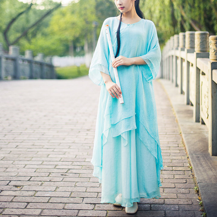 Ensemble de 3 pièces de yoga en mousseline de soie avec Buddha Stones pour femme - image 15