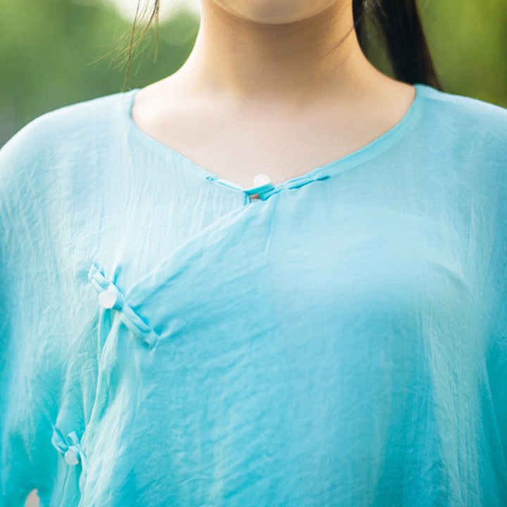 Ensemble de 3 pièces de yoga en mousseline de soie avec Buddha Stones pour femme - image 6