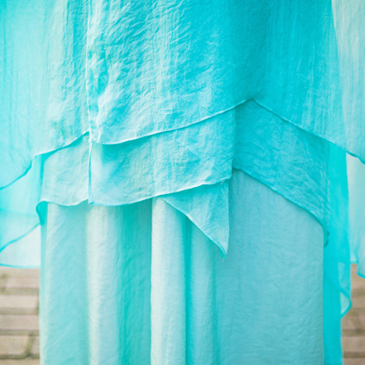 Ensemble de 3 pièces de yoga en mousseline de soie avec Buddha Stones pour femme - image 9