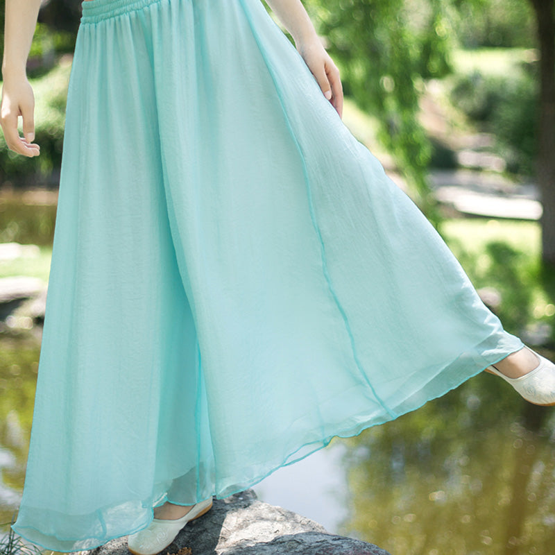Ensemble de 3 pièces de yoga en mousseline de soie avec Buddha Stones pour femme - image 11