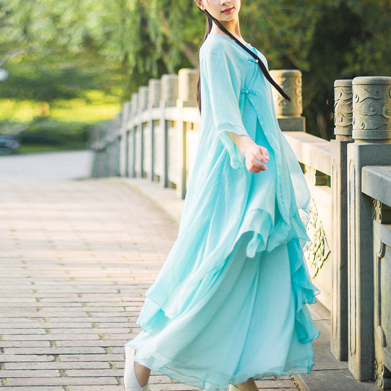 Ensemble de 3 pièces de yoga en mousseline de soie avec Buddha Stones pour femme - image 12
