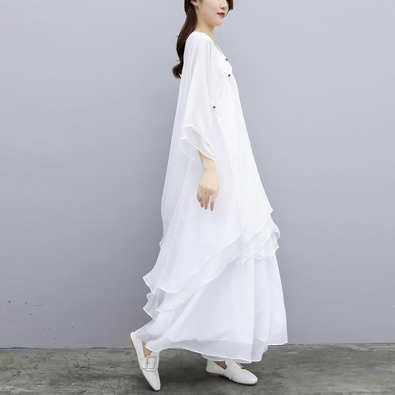 Ensemble de 3 pièces de yoga en mousseline de soie avec Buddha Stones pour femme - image 23