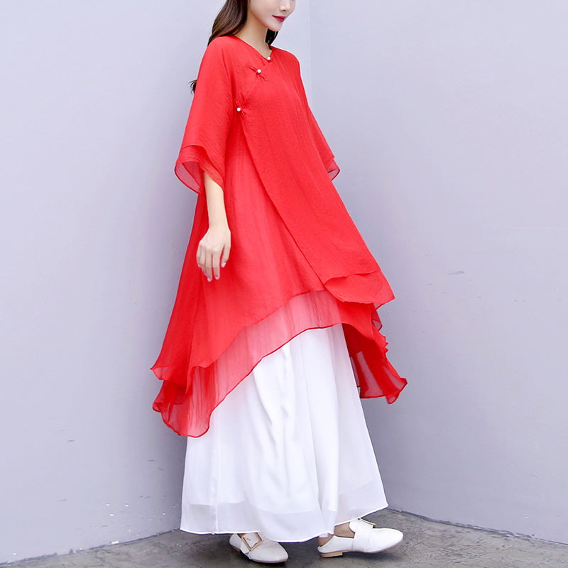 Ensemble de 3 pièces de yoga en mousseline de soie avec Buddha Stones pour femme - image 34