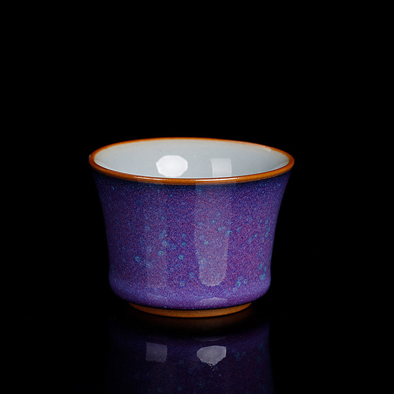 Tasse à thé en céramique avec motif de bambou et Buddha Stones