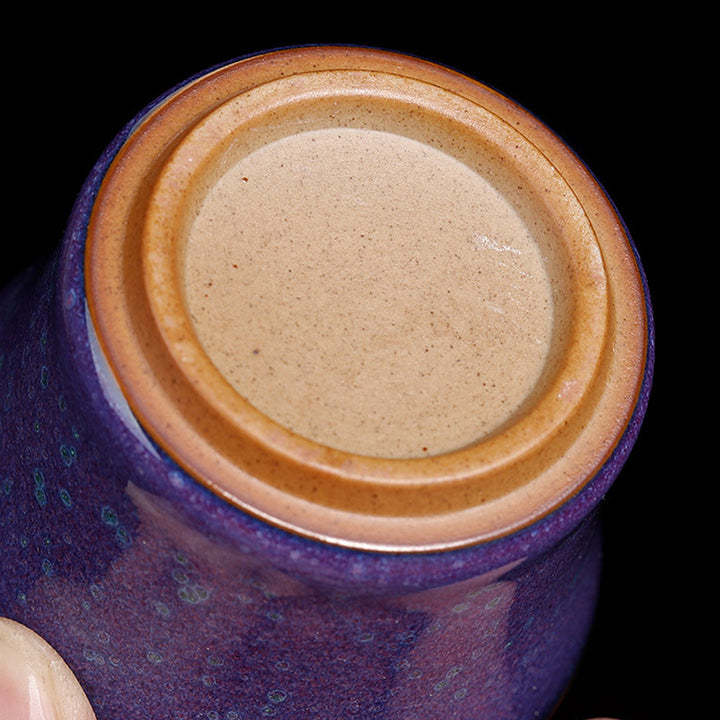 Tasse à thé en céramique avec motif de bambou et Buddha Stones