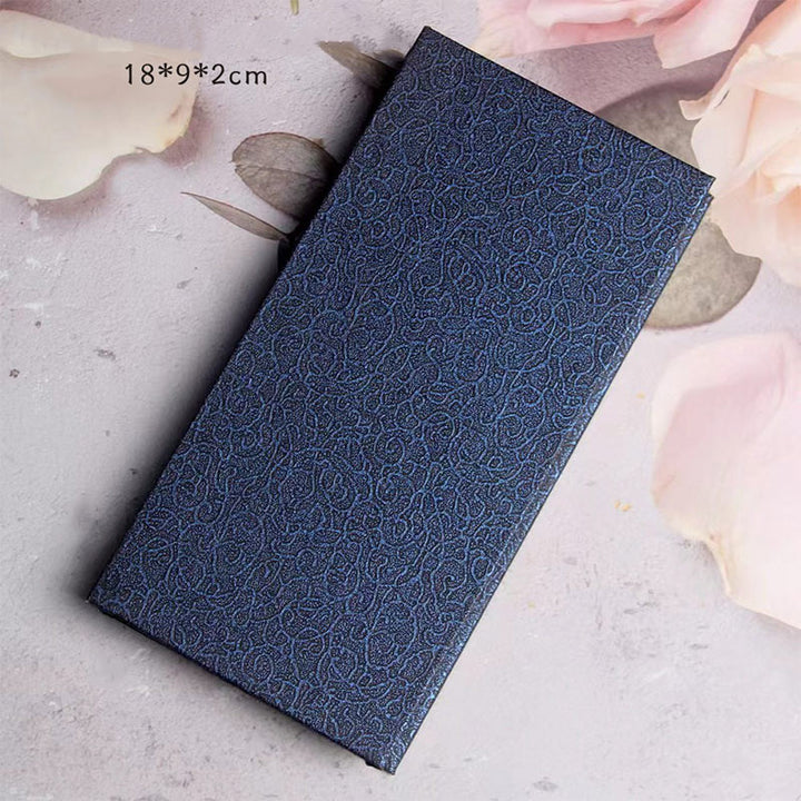 Marque-pages en bois d'ébène Buddha Stones et oiseau Oriole et fleur, avec coffret cadeau