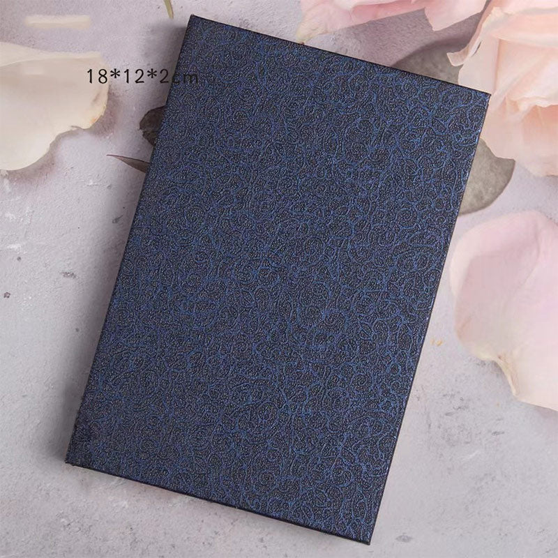 Marque-pages en bois d'ébène Buddha Stones et oiseau Oriole et fleur, avec coffret cadeau