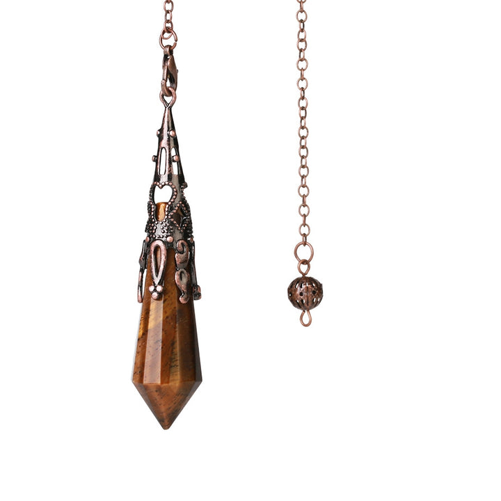 Collier de guérison en pierre naturelle œil de tigre de Buddha Stones