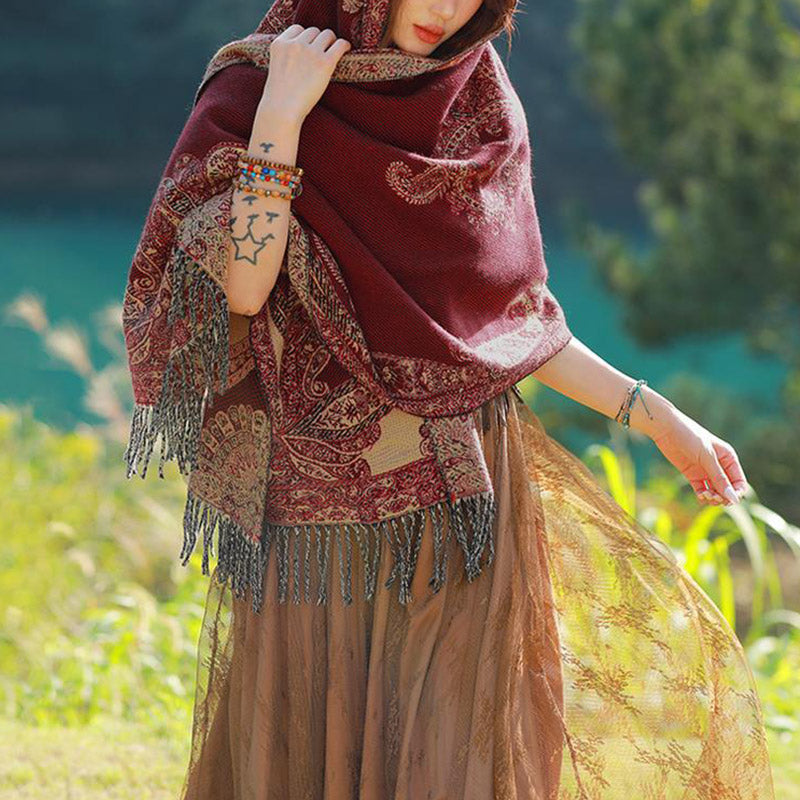 Écharpe de voyage confortable avec motif de Buddha Stones - image 6