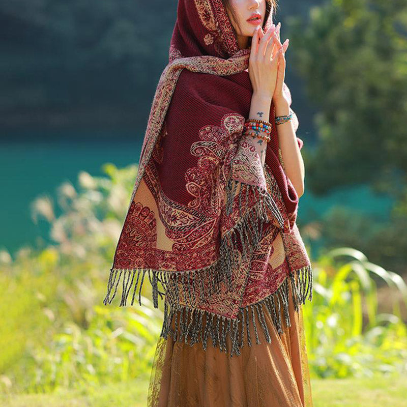 Écharpe de voyage confortable avec motif de Buddha Stones - image 10