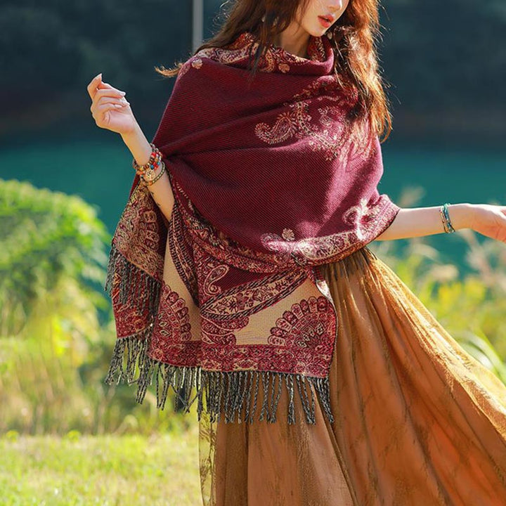 Écharpe de voyage confortable avec motif de Buddha Stones - image 8