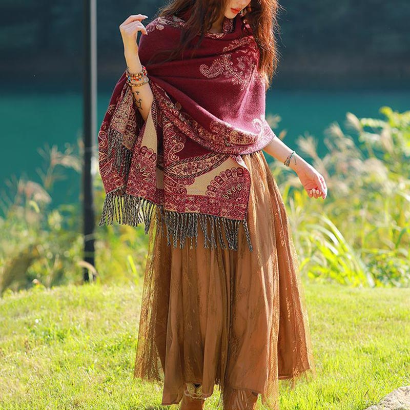 Écharpe de voyage confortable avec motif de Buddha Stones - image 9