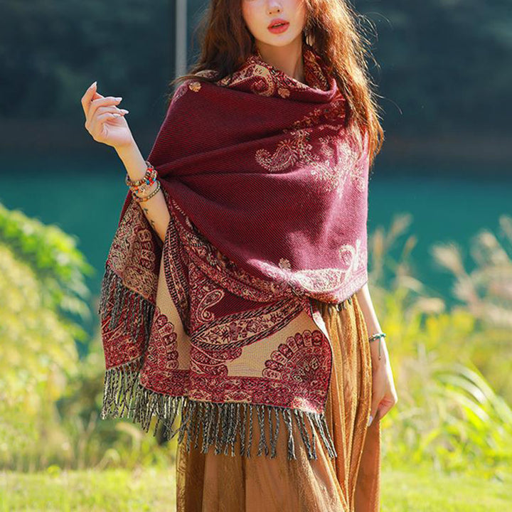 Écharpe de voyage confortable avec motif de Buddha Stones - image 7