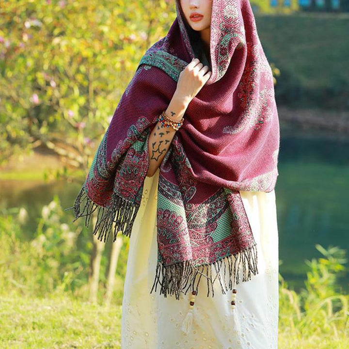 Écharpe de voyage confortable avec motif de Buddha Stones - image 15