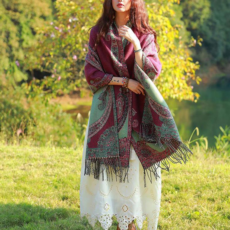 Écharpe de voyage confortable avec motif de Buddha Stones - image 16