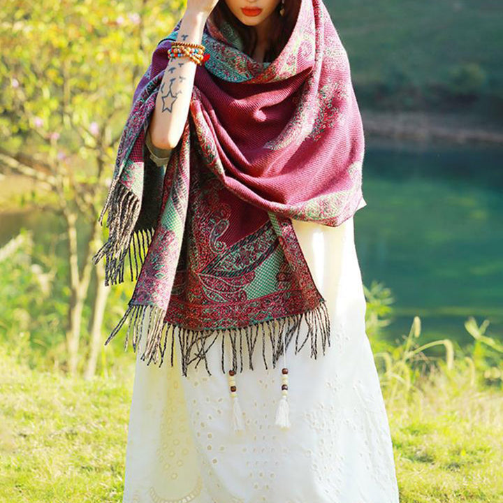 Écharpe de voyage confortable avec motif de Buddha Stones - image 20