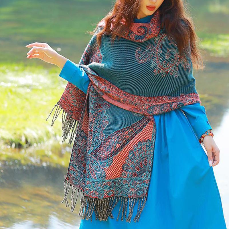 Écharpe de voyage confortable avec motif de Buddha Stones - image 30