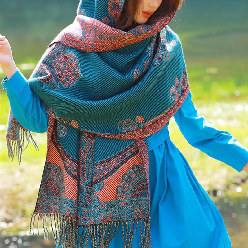 Écharpe de voyage confortable avec motif de Buddha Stones - image 24