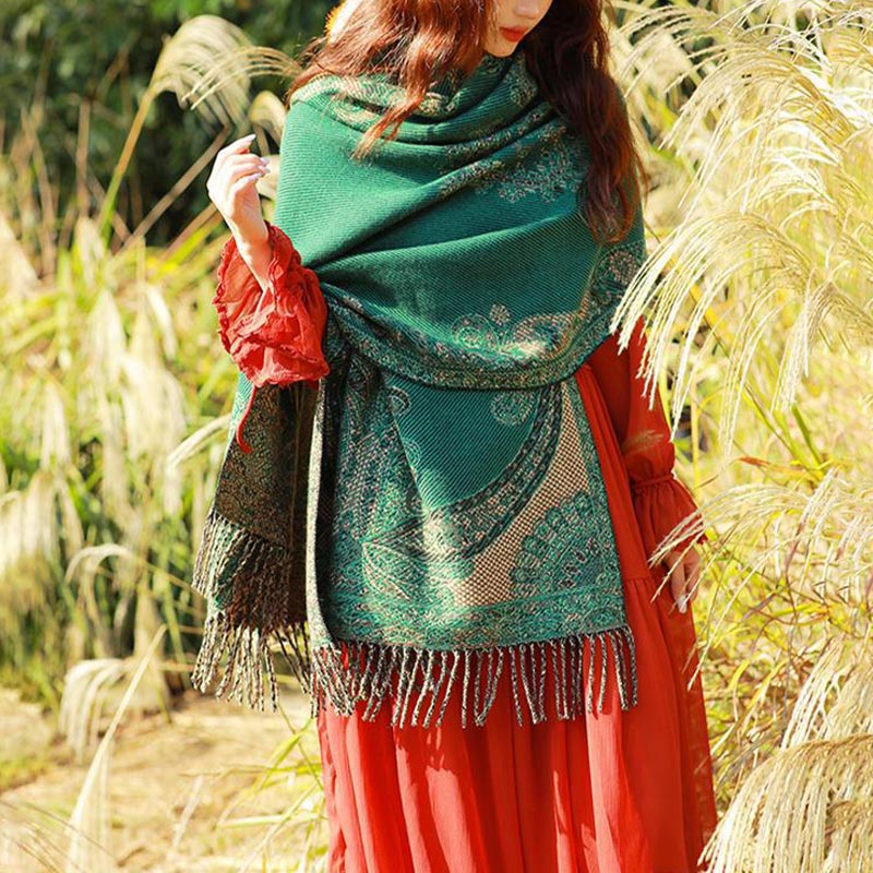 Écharpe de voyage confortable avec motif de Buddha Stones - image 32