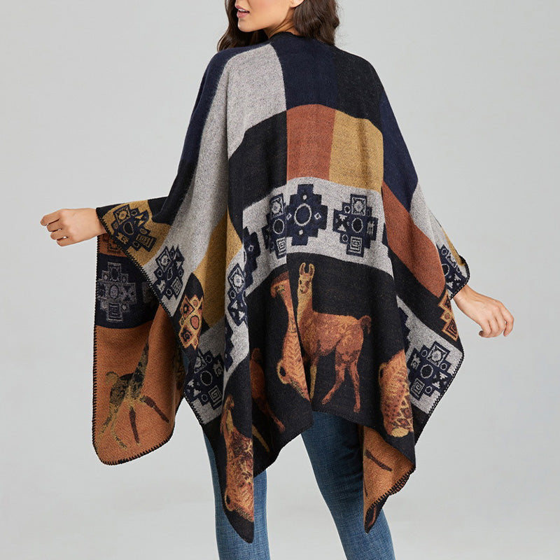 Écharpe de voyage confortable en forme de vase en forme de cerf avec Buddha Stones et formes géométriques - image 17