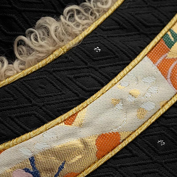Vêtements tibétains Buddha Stones Lhasa Haut doublé en polaire Vêtements d'hiver pour femmes
