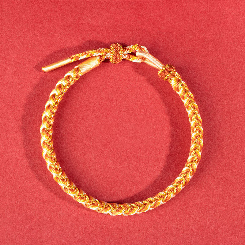 Bracelet de protection en corde fait main en écailles de dragon de Buddha Stones