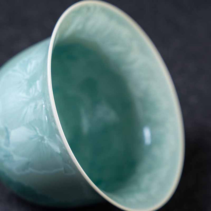 Tasse à thé traditionnelle en céramique émaillée Buddha Stones Gaiwan Sancai Tasse à thé Kung Fu et soucoupe avec couvercle 180 ml