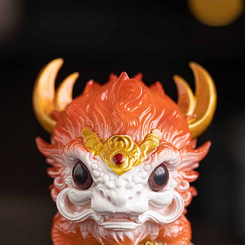 Buddha Stones changeantes de couleur, petite figurine en résine Kirin pour décoration de maison - image 11