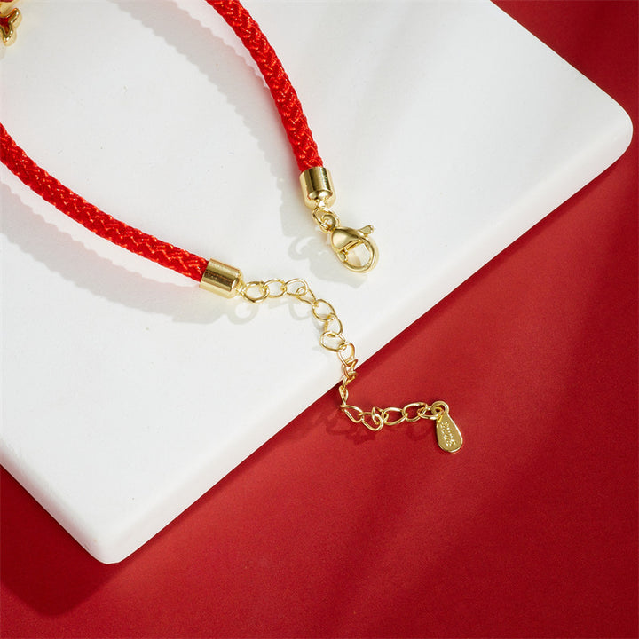 Collier pendentif porte-bonheur en calcédoine et Buddha Stones