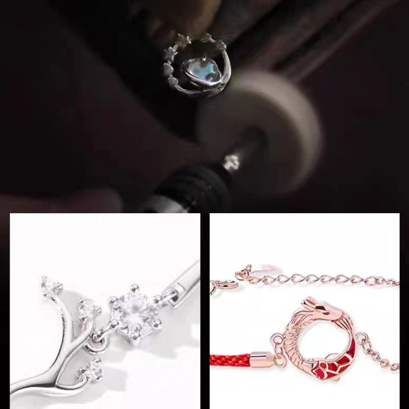 Bracelet de protection porte-bonheur en argent sterling 925 Buddha Stones et poisson Koi en cuivre de l'année du dragon