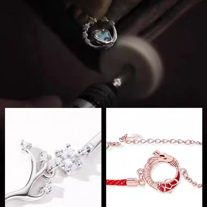 Bracelet de protection porte-bonheur en argent sterling 925 Buddha Stones et poisson Koi en cuivre de l'année du dragon