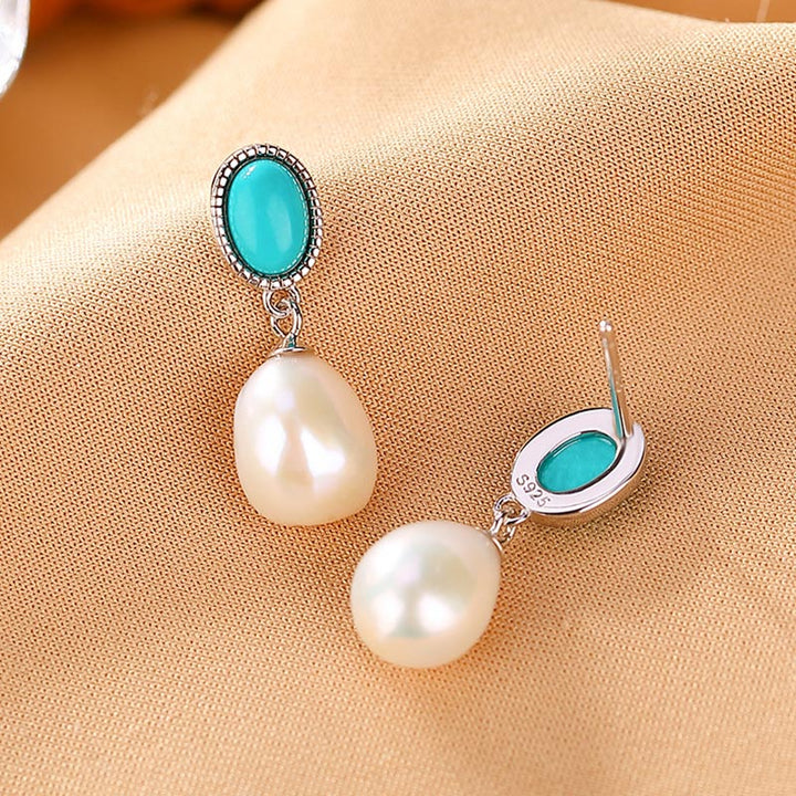 Collier pendentif bague boucles d'oreilles sagesse guérison perles turquoise argent sterling 925 Buddha Stones